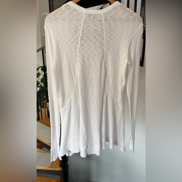 Antropologie White Loose Fit  Open Front Cardigan size Small NWT - Picture 2 of 7